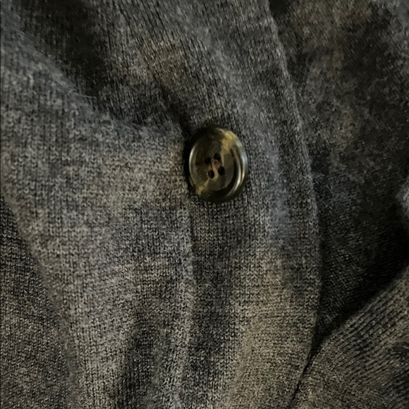 J. Crew Dark Gray Men's Cardigan Sweater - Picture 2 of 5
